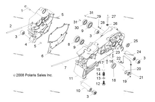 Engine, Crankcase