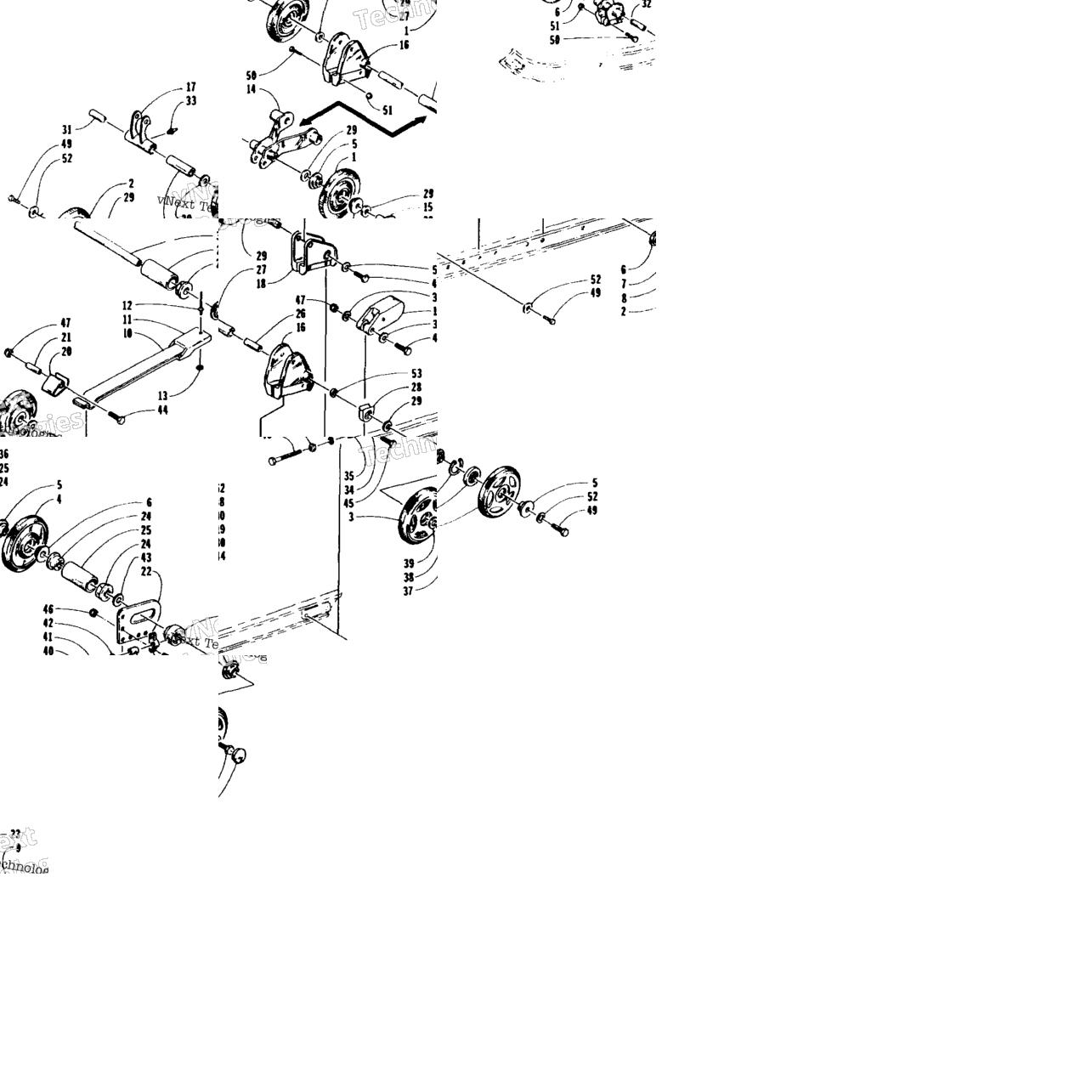 Rear Suspension Axle Assembly