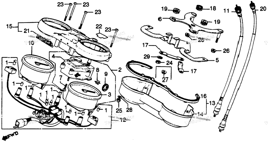 Speedometer + Tachometer