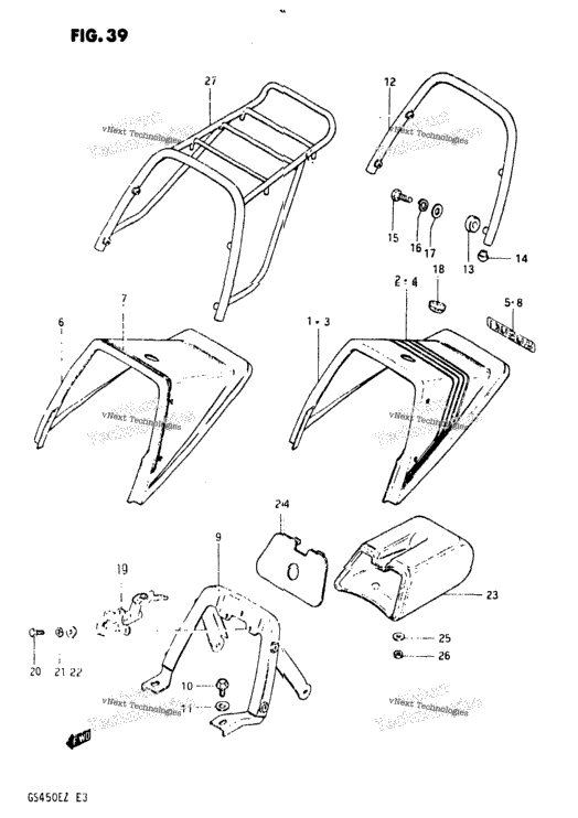 Seat Tail Cover (Model T)