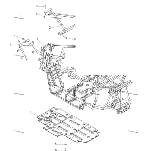 Chassis, Main Frame & Skid Plate