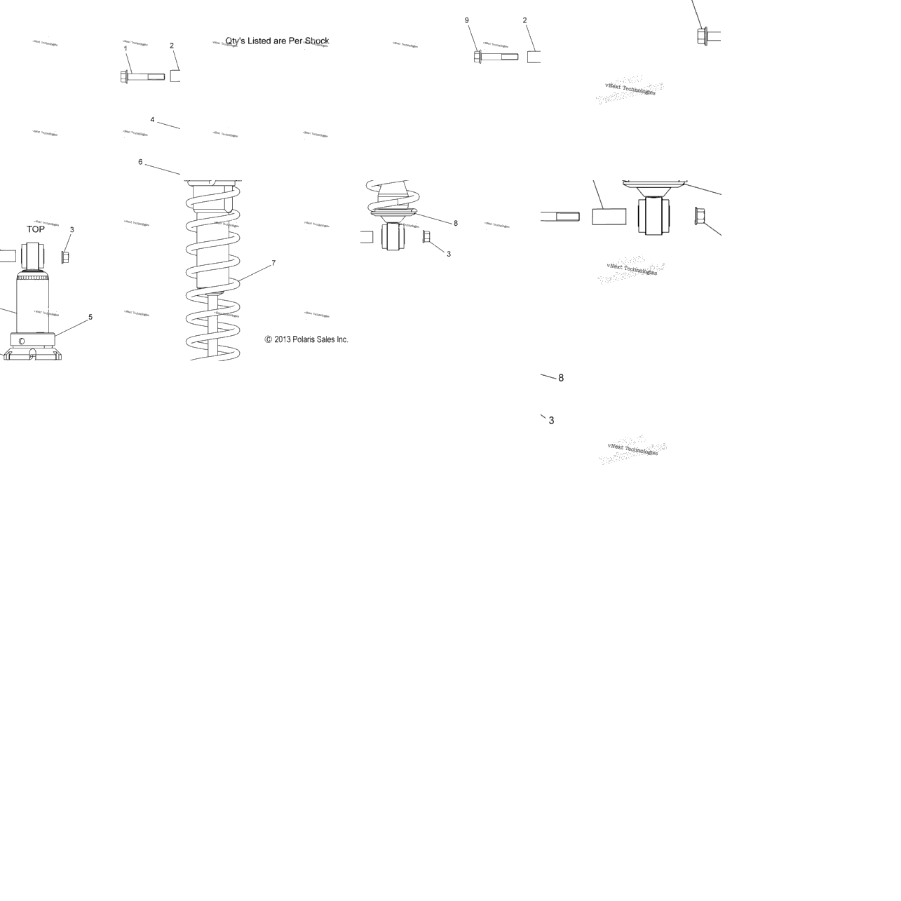 Suspension, Shock, Ifs (49Snowshockifs)
