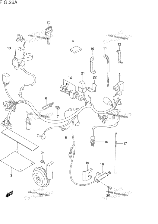Wiring Harness (Model P/R/S)