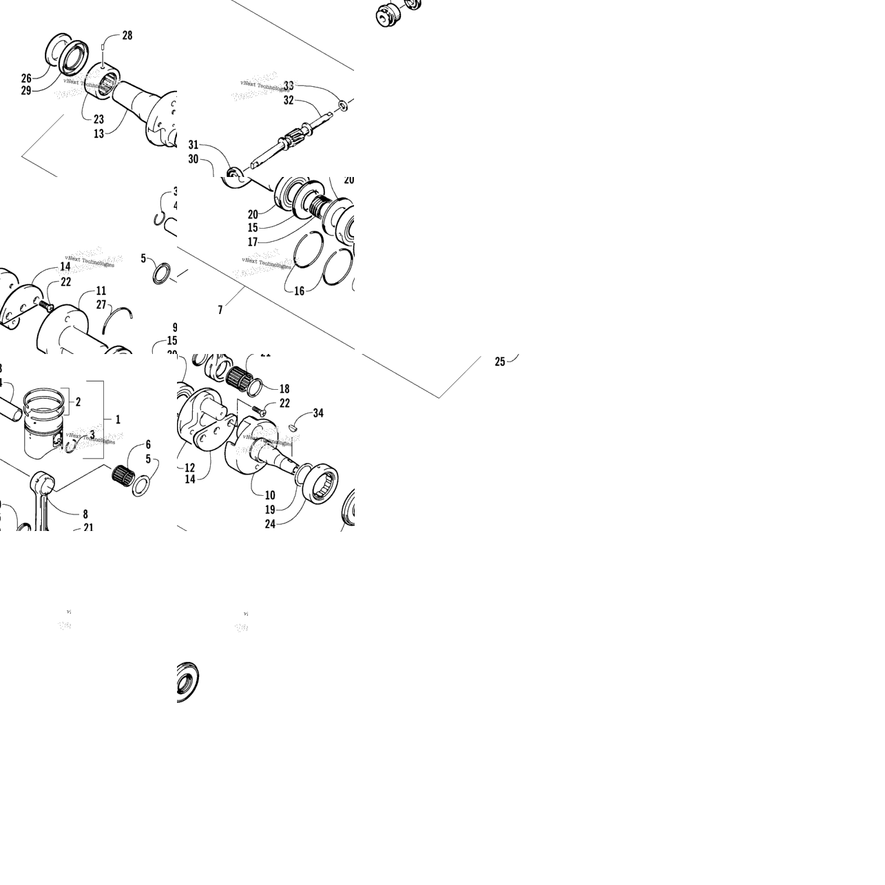 Piston And Crankshaft