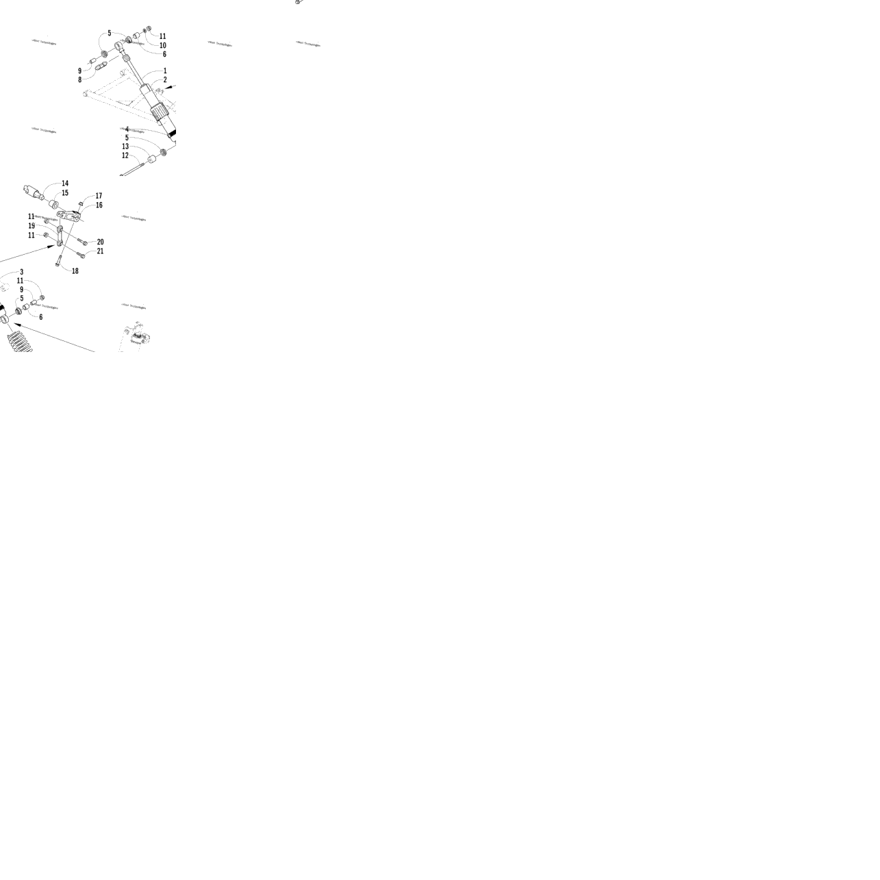 Shock Absorber And Sway Bar Assembly