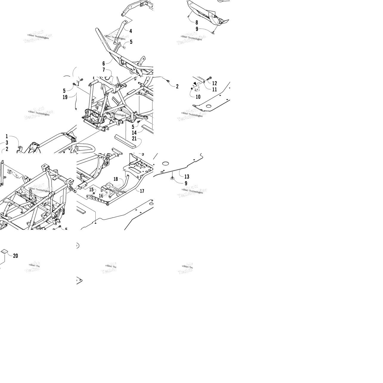 Frame And Related Parts