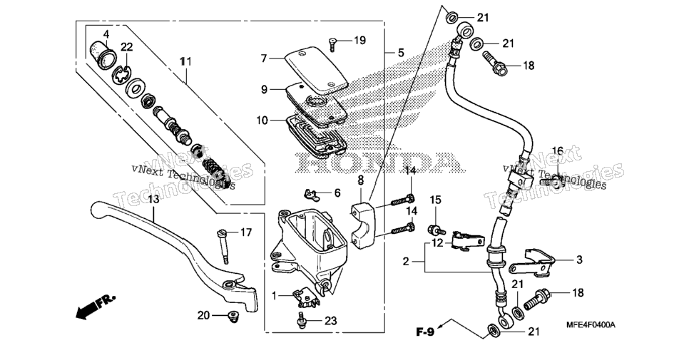 Front Brake Master Cylinder