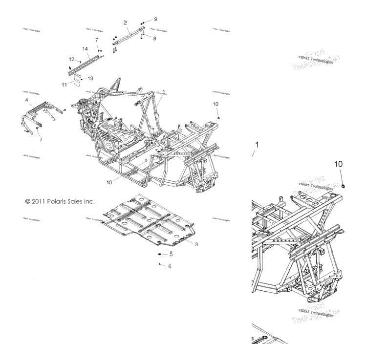 Chassis, Main Frame & Skid Plate