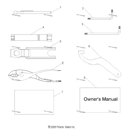 References, Tool Kit & Owners Manual
