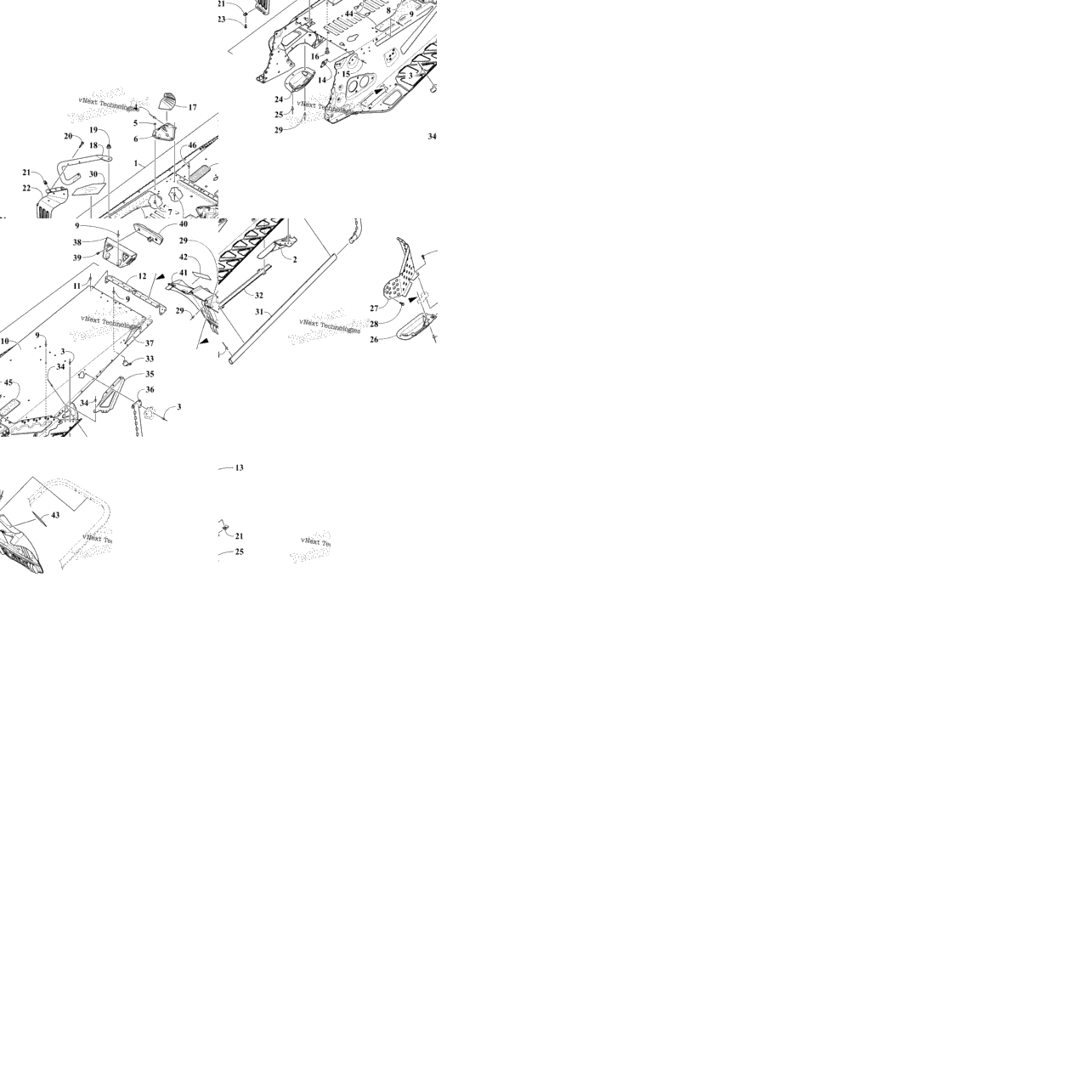 Tunnel And Snowflap Assembly
