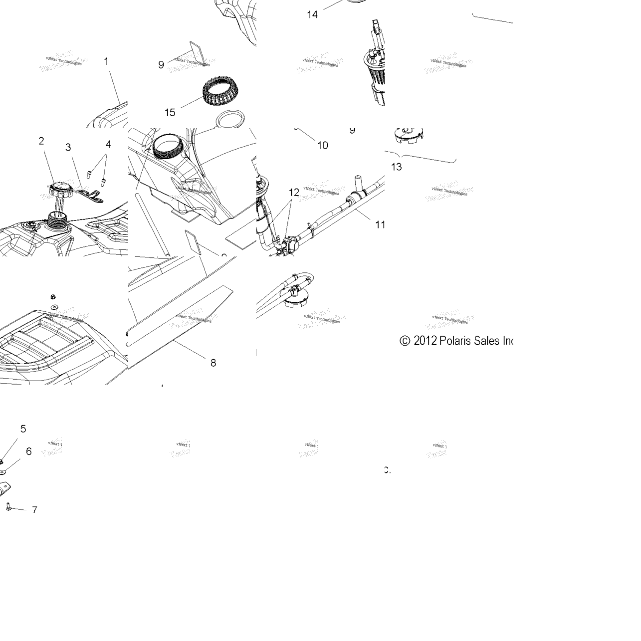 Fuel System, Fuel Tank Asm. All Options