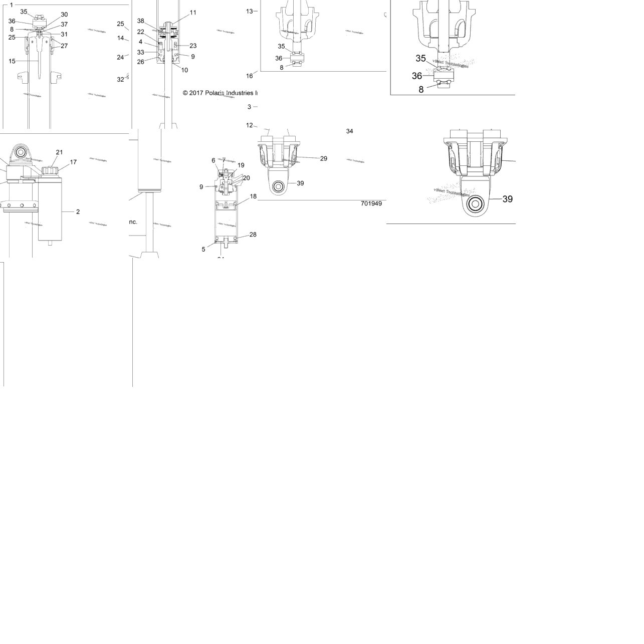 Suspension, Front Shock Internals