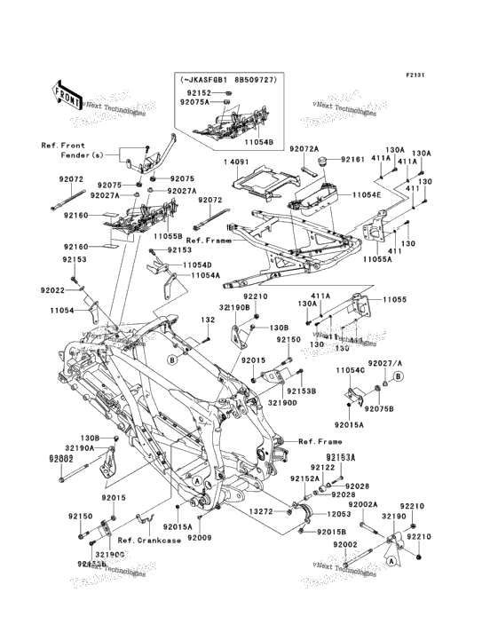 Frame Fittings (B8f/B8fa)