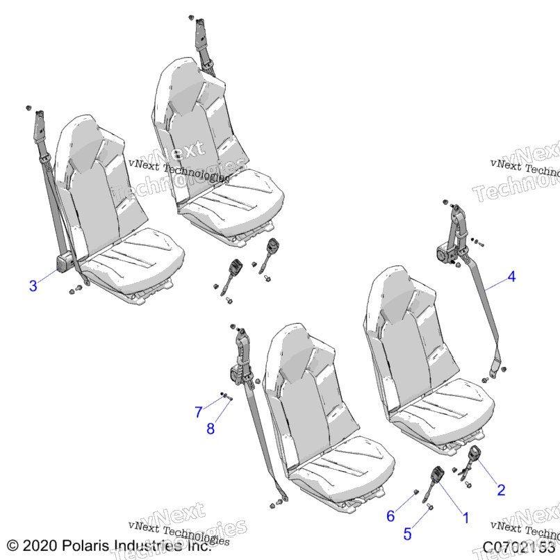 Body, Seat Belt Mounting