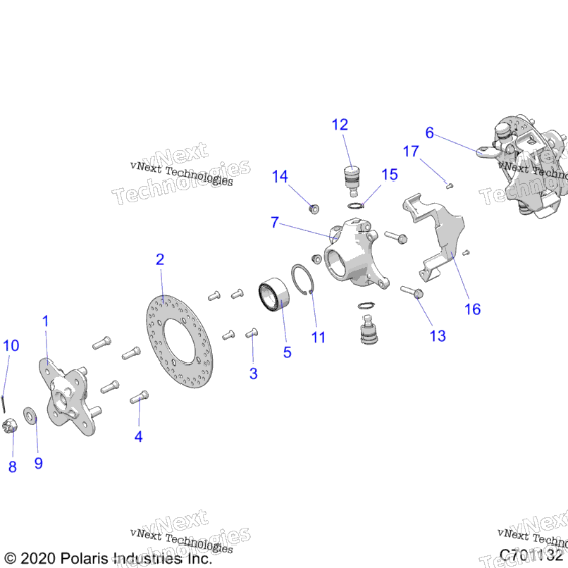 Suspension, Front Hub