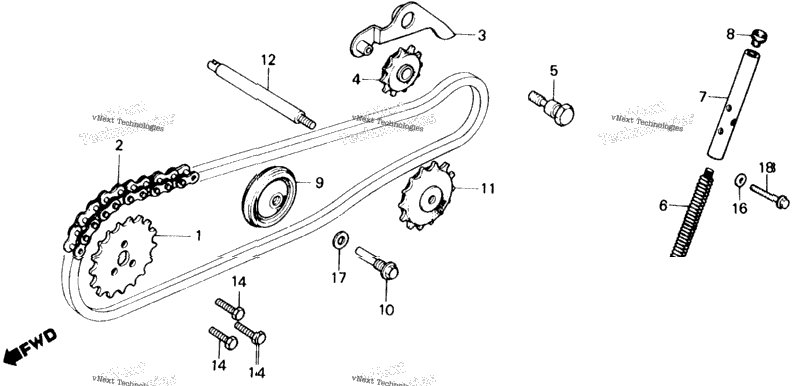 Cam Chain + Tensioner