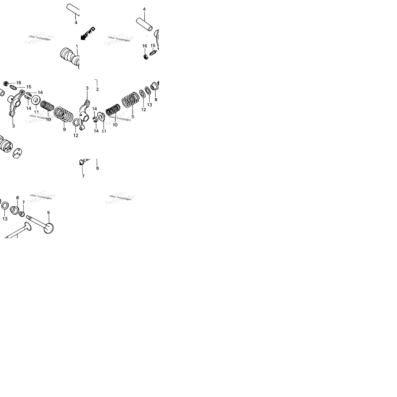 Camshaft + Valve
