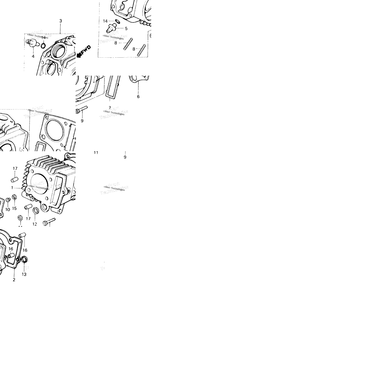 Cylinder Head + Cylinder