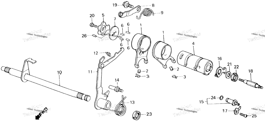 Gearshift Drum