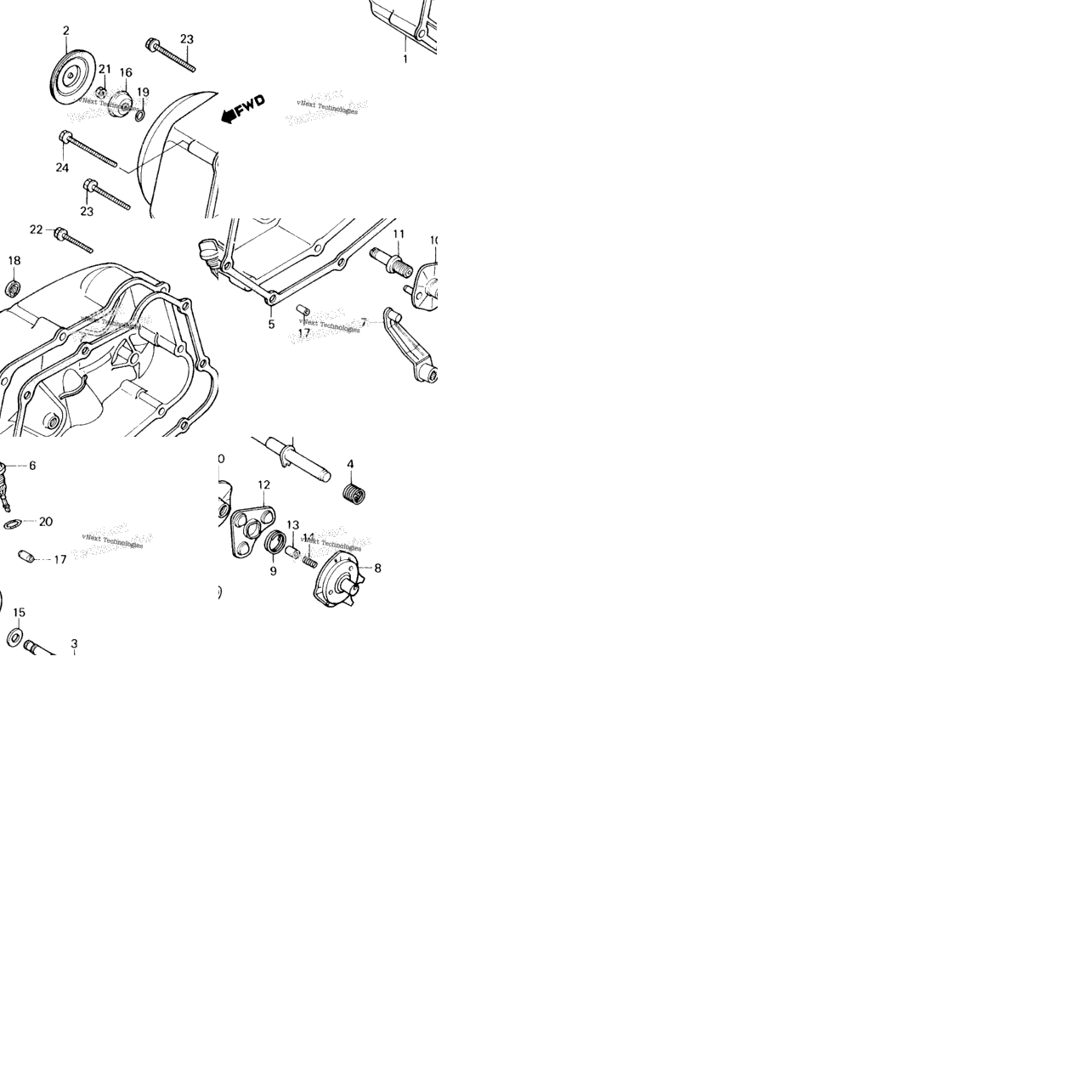 Right Crankcase Cover 87