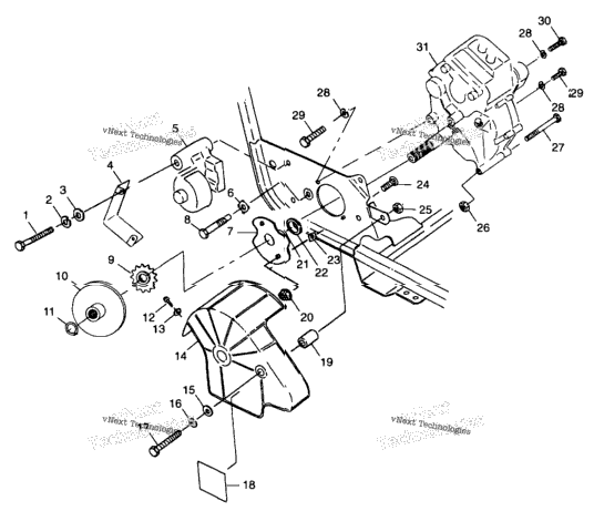 Gearcase/Brake Mounting