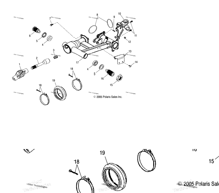 Chassis, Rear Swing Arm