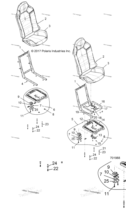 Body, Seat Asm. And Slider