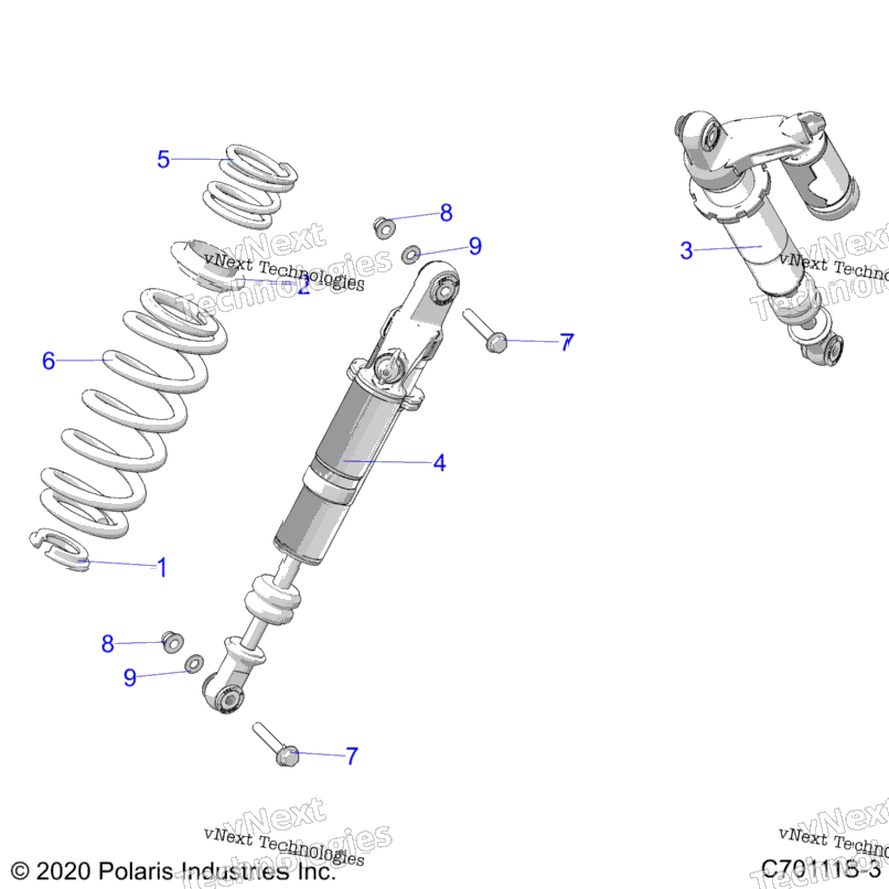 Suspension, Rear Shock Mounting