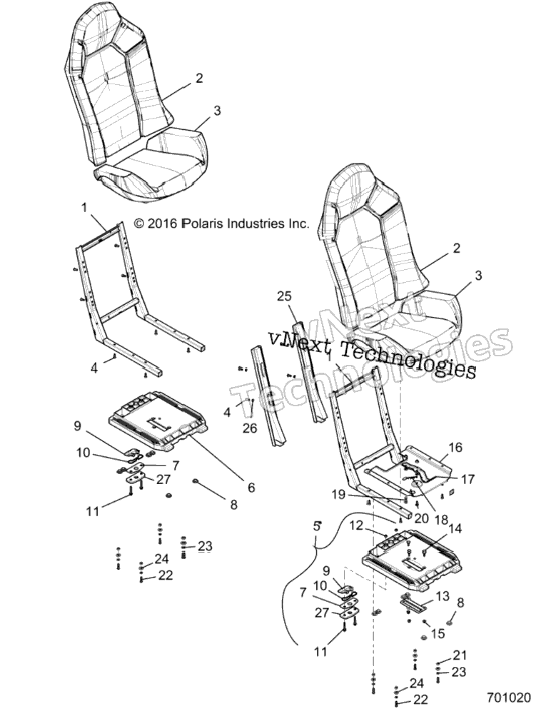 Body, Seat Asm. And Slider