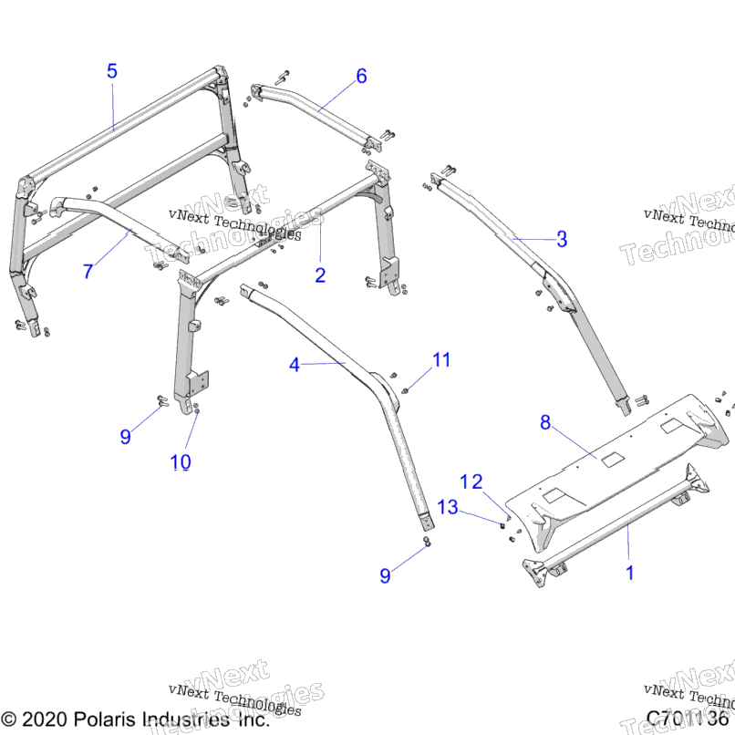 Chassis, Cab Frame