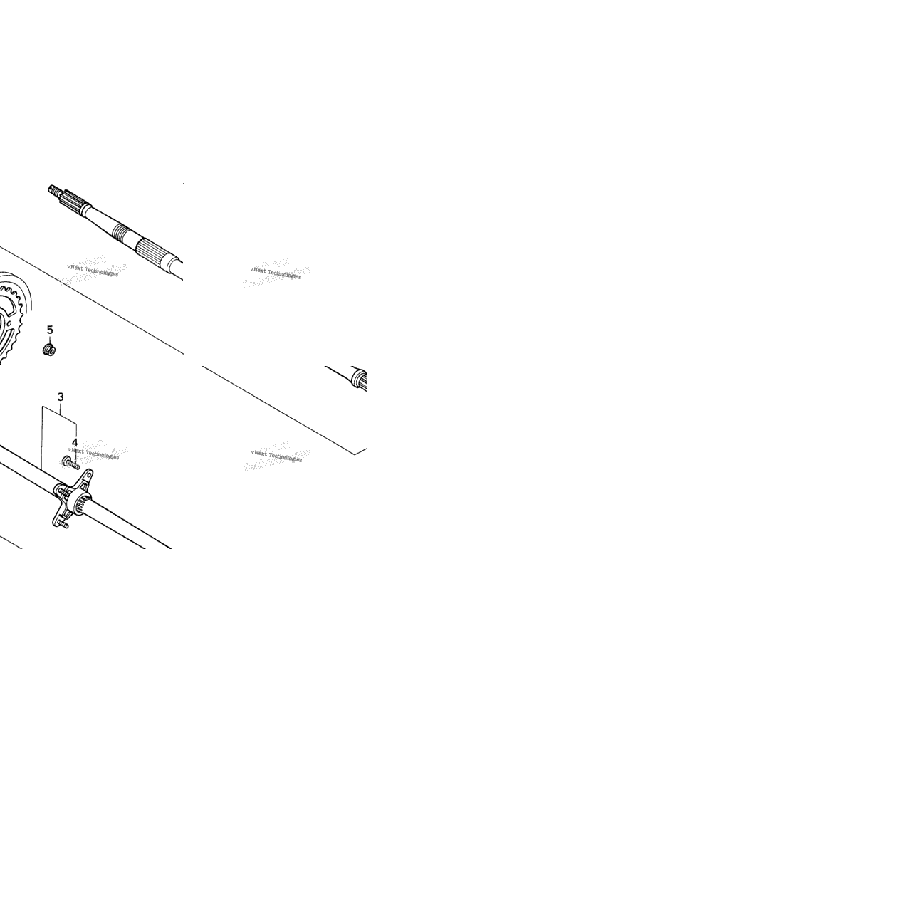 Rear Wheel Axle