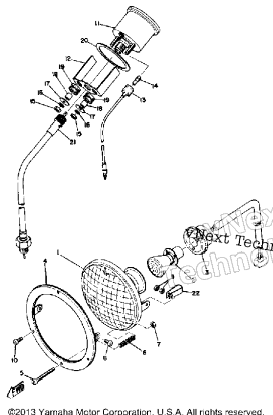 Head Lamp & Speedometer
