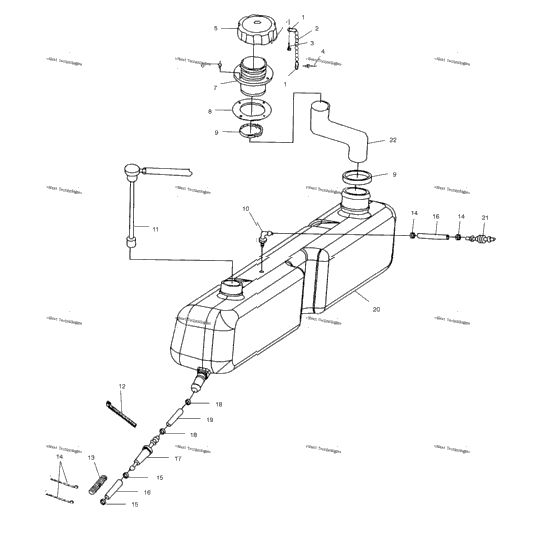 Oil Tank W025101c/W025101d