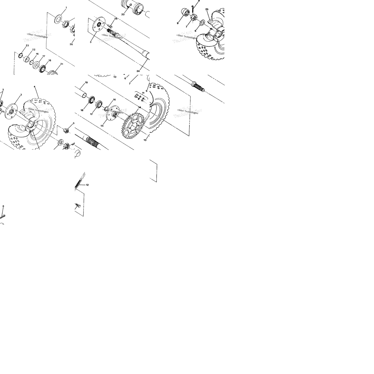 Rear Wheel Drive Assembly 250 2X4 Update