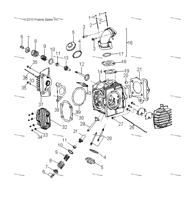 Engine, Cylinder Head
