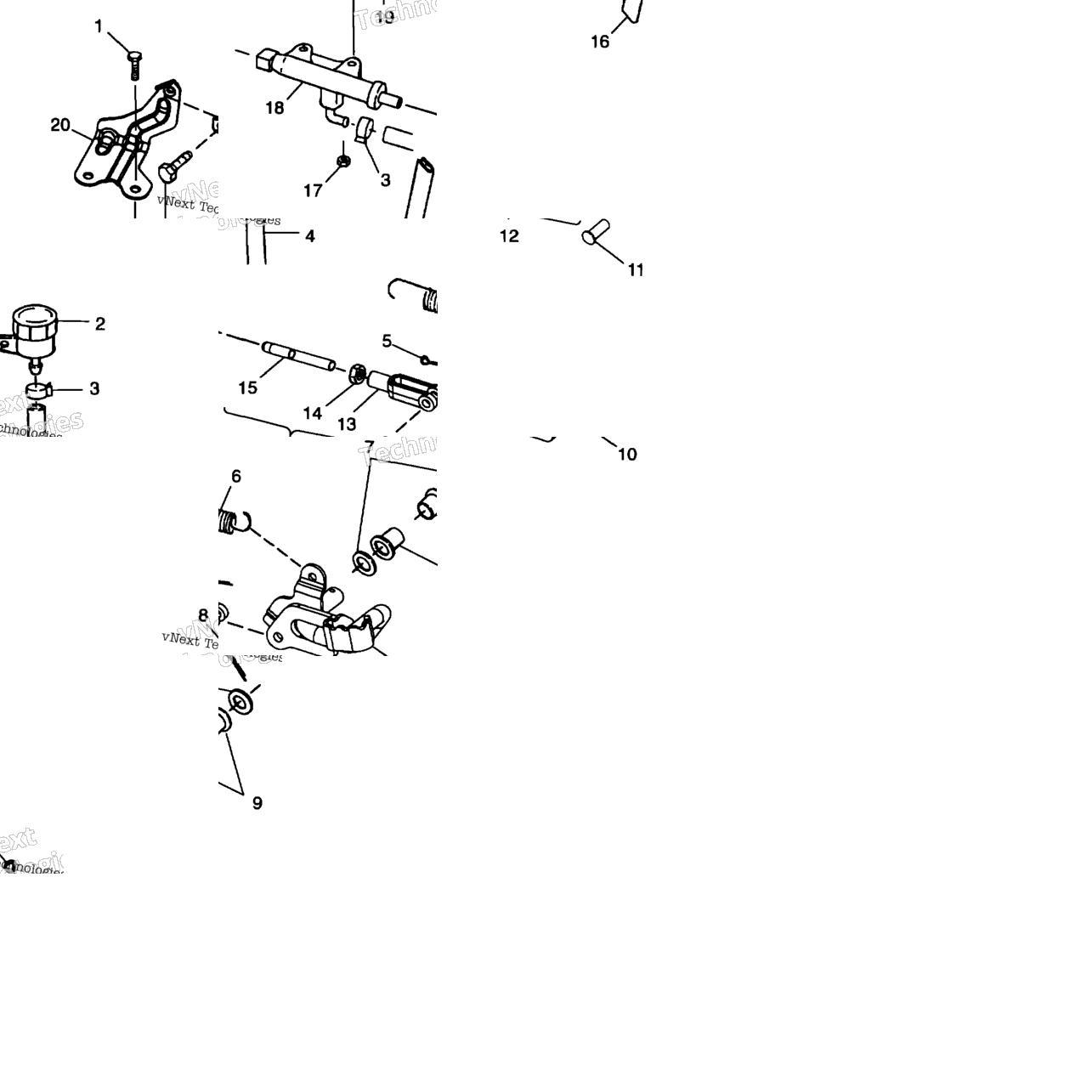 Rear Brake Master Cylinder