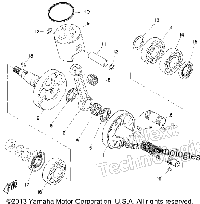 Crank - Piston
