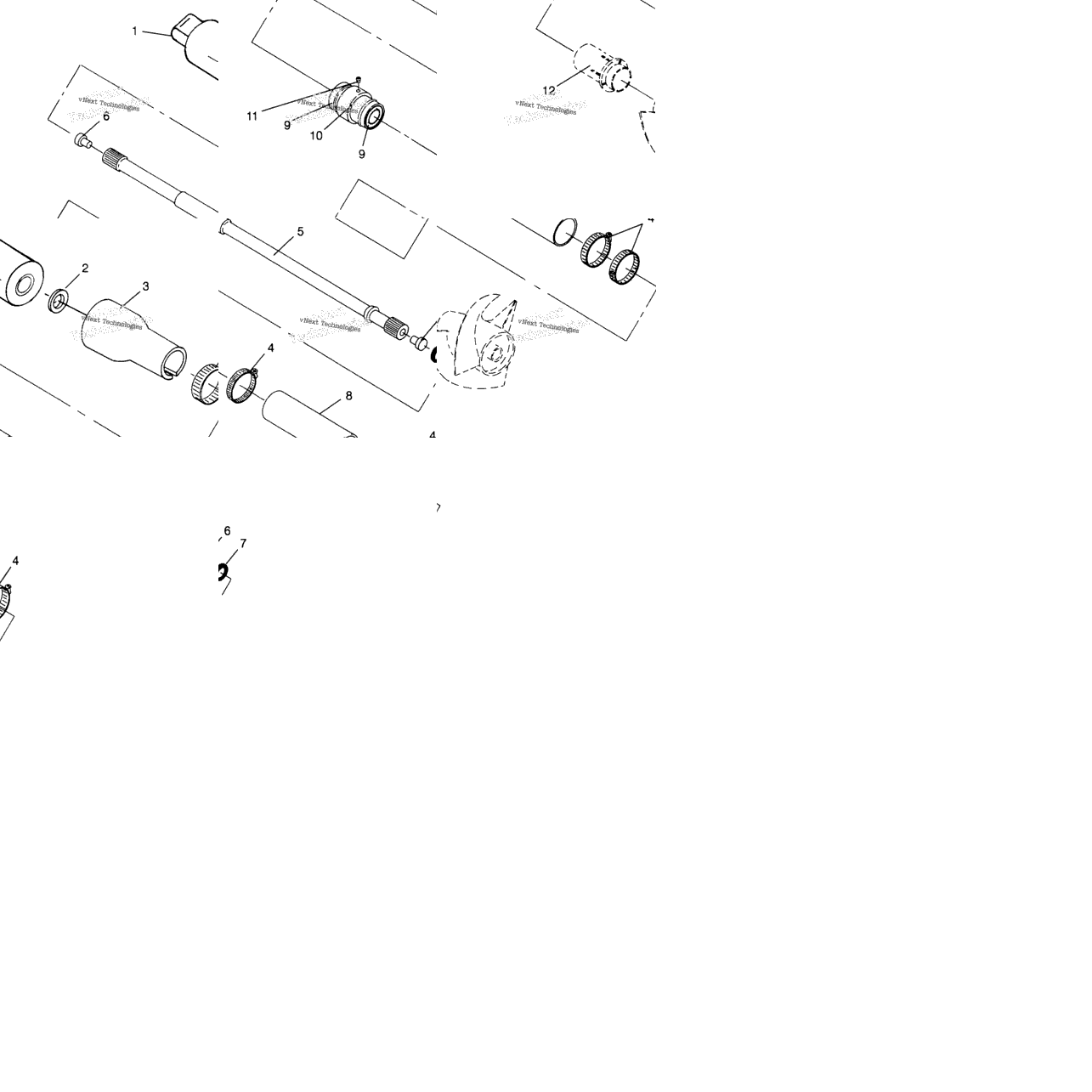 Drive System Slx 780 B964287 & Intl. Slx 780