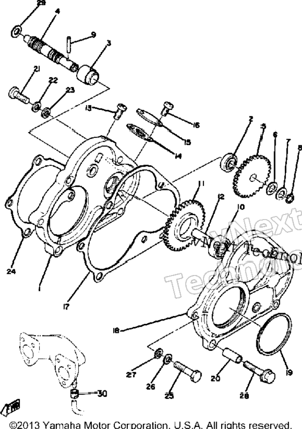 Pump Drive-Gear Et340tf - Tg