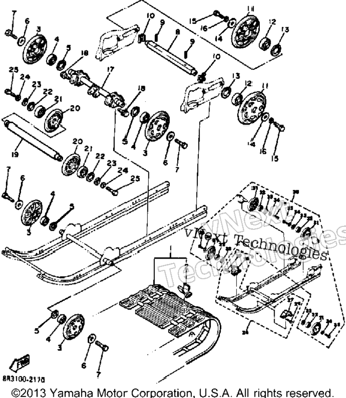 Track Suspension 1 Et340tf - Tg