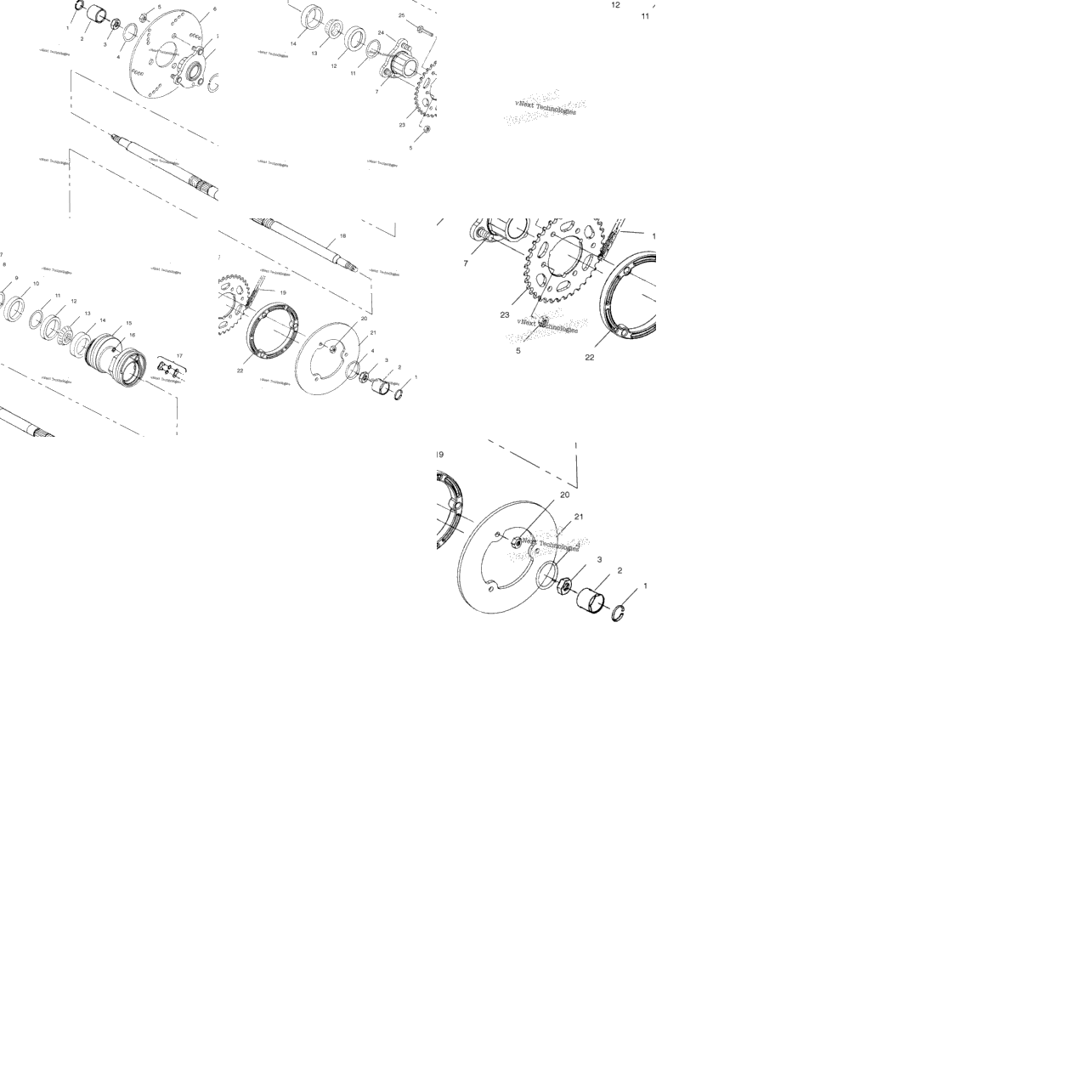 Rear Housing A02ba25ca/Cb/Cd