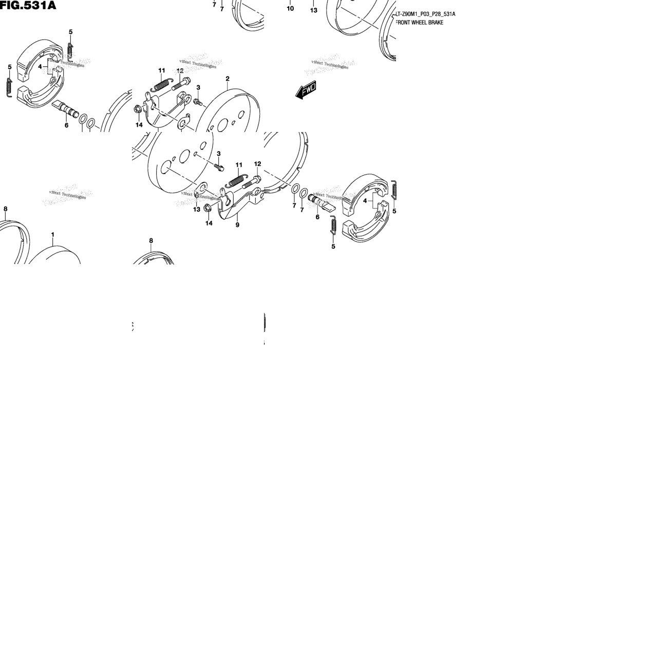 Front Wheel Brake