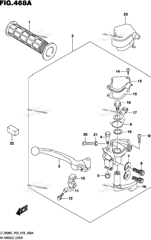 Rh Handle Lever