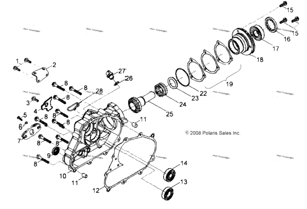 Drive Train, Rear Drive Assembly