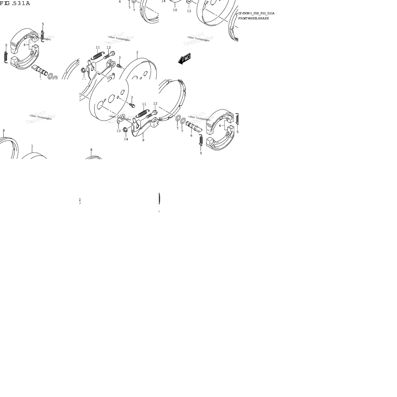 Front Wheel Brake