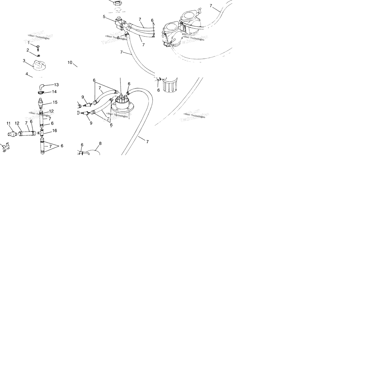 Fuel System Hurricane & Intl. Hurricane I974473