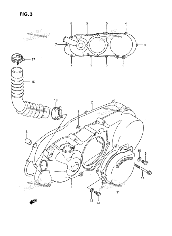 Crankcase Left Cover
