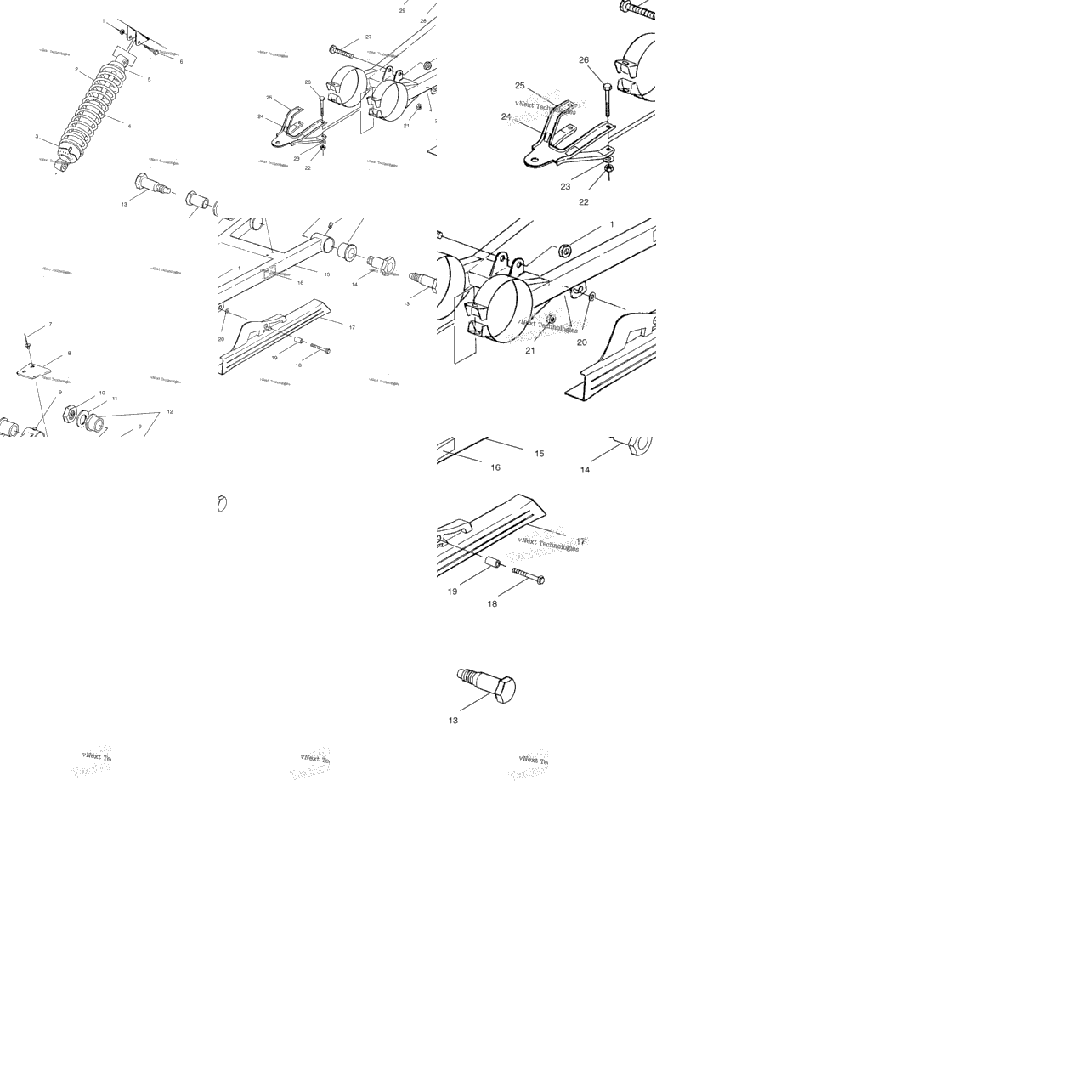 Swing Arm/Shock Mounting