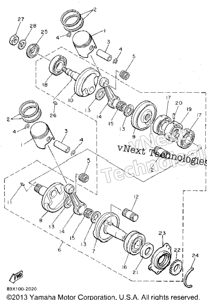 Crankshaft Piston