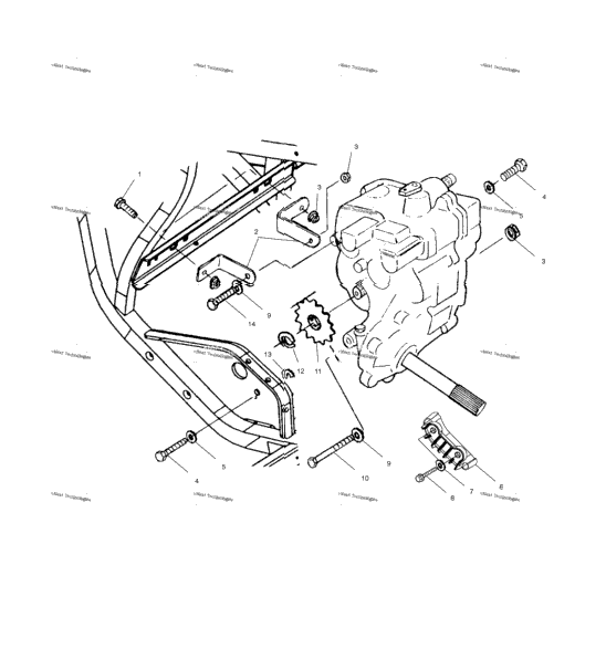 Gearcase Mounting